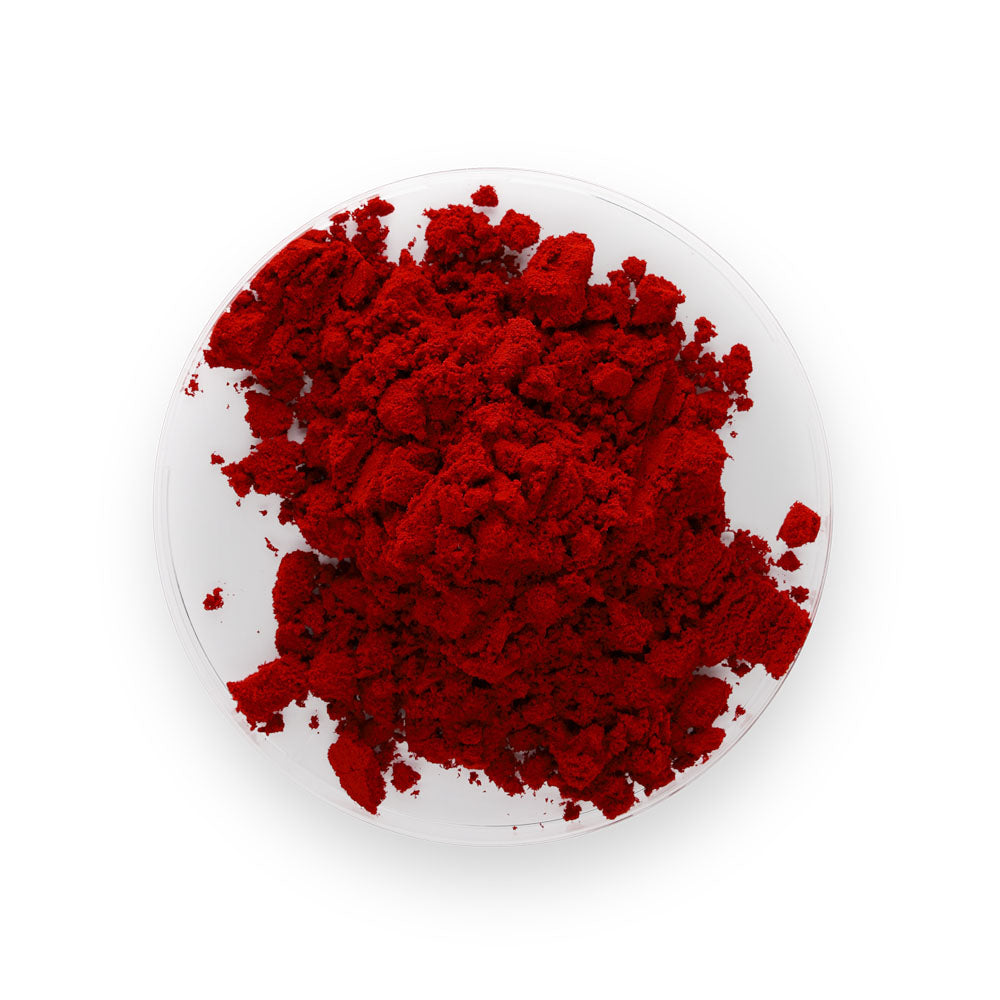 Natúr astaxanthin alapanyag – vörös por petri-csészében